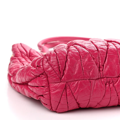 Miu Miu Matelasse Shoulder Bag Fuxia 9 of 14
