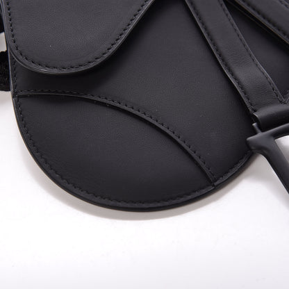 Christian Dior Ultra Matte Calfskin Saddle Belt Bag Black 8 of 10