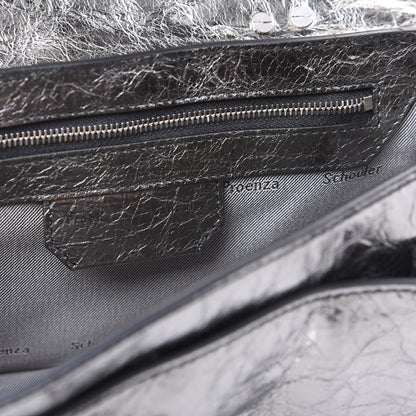 Proenza Schouler Metallic Lambskin Tiny PS1 Satchel Silver 7 of 9