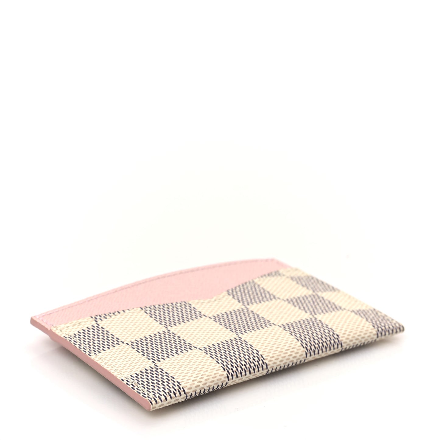 Damier Azur Daily Card Holder Rose Ballerine