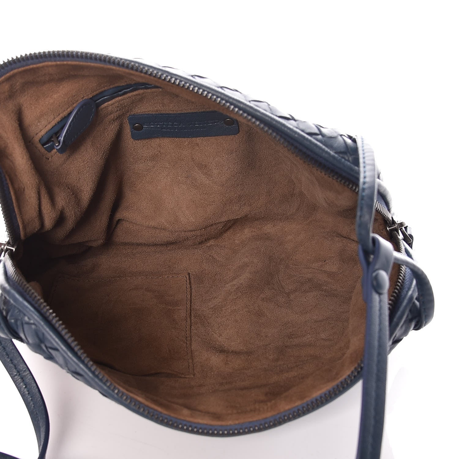Bottega Veneta Nappa Intrecciato Pillow Crossbody Messenger Blue 5 of 10