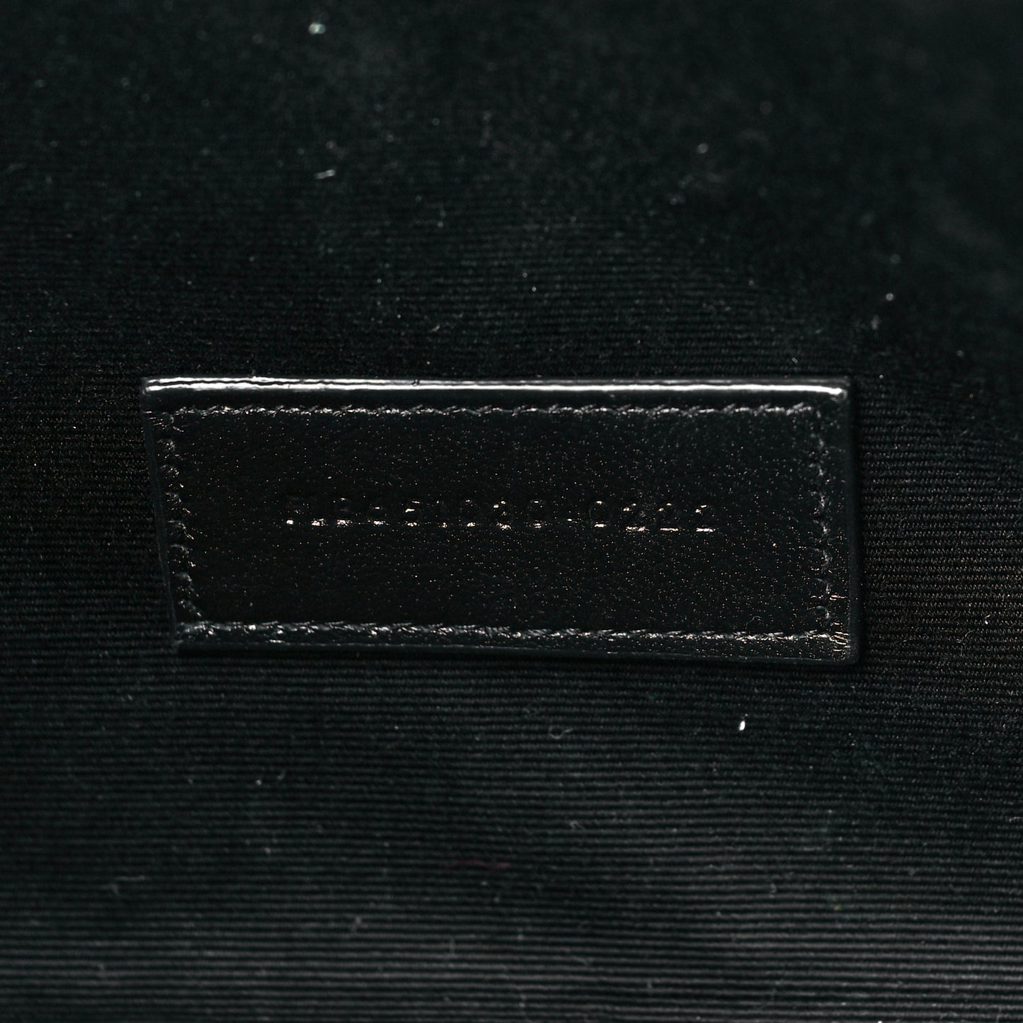 Grain De Poudre Textured Mixed Matelasse Triquilt Monogram Clutch Black