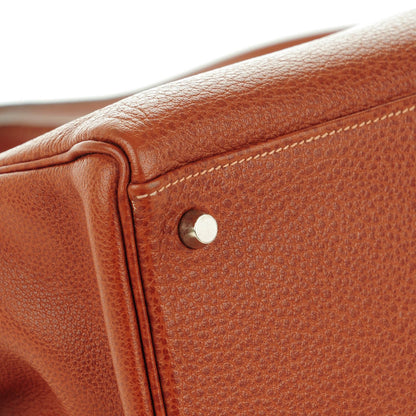 Hermes Buffle Skipper Kelly Retourne 35 Marron Glace 6 of 19