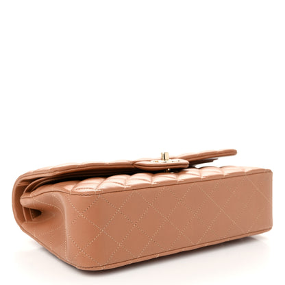 Chanel Lambskin Quilted Medium Double Flap Brown 4 of 10