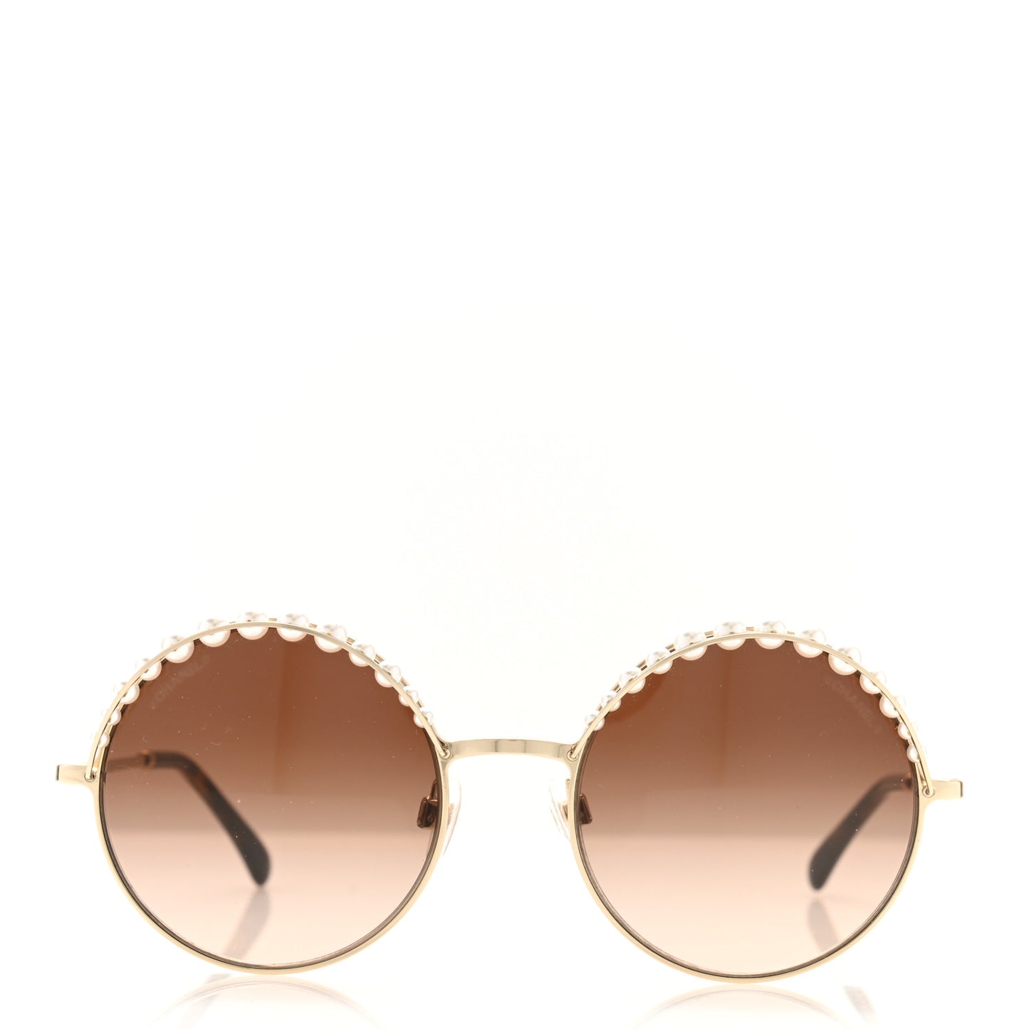 Pearl Round Sunglasses 4234-H Light Brown