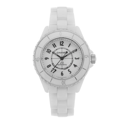 Chanel Stainless Steel Ceramic 33mm J12 Automatic Watch White 1 of 5