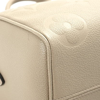 Louis Vuitton Empreinte Monogram Giant Speedy Bandouliere 25 Tourterelle 7 of 10