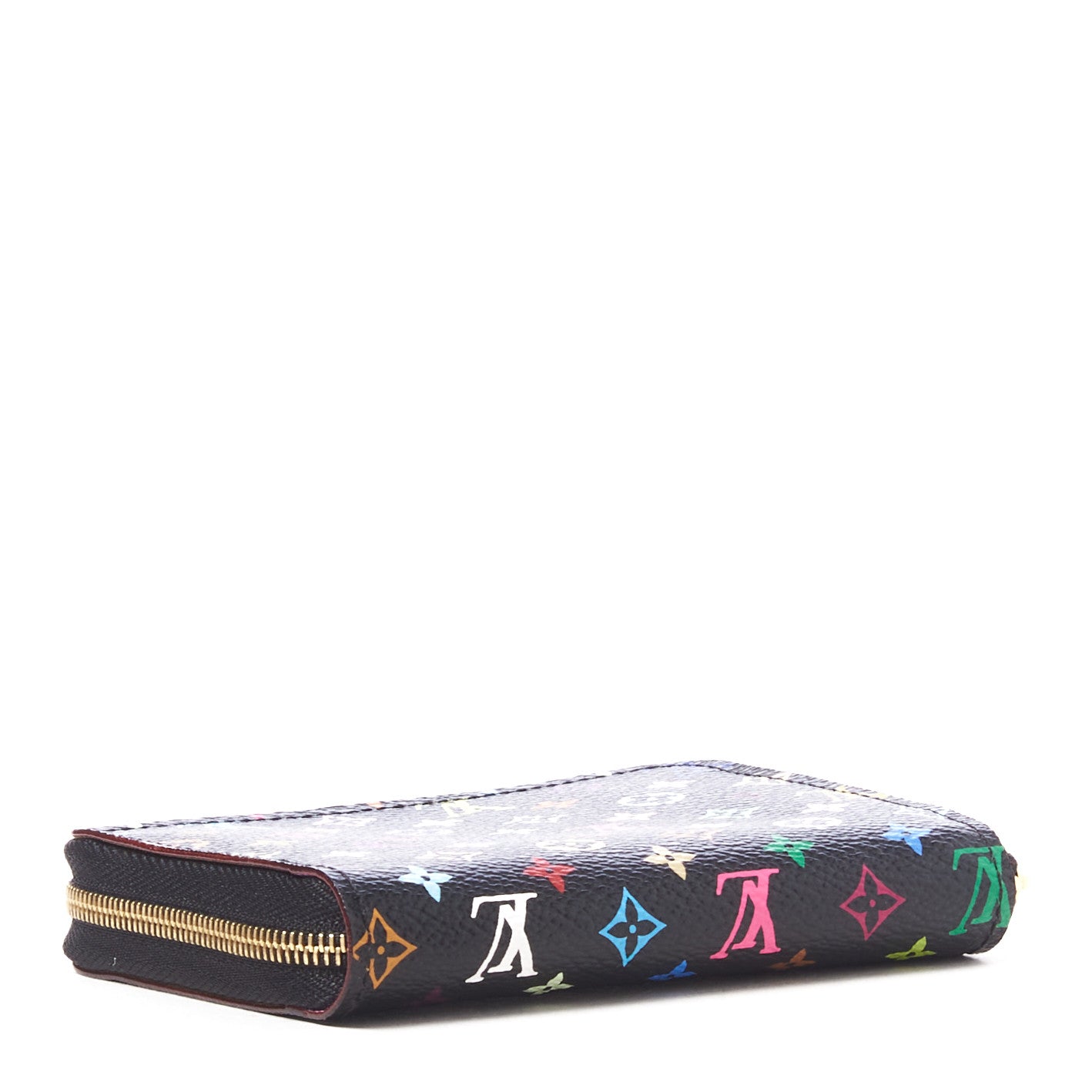 Monogram Multicolor Zippy Coin Purse Black Violet