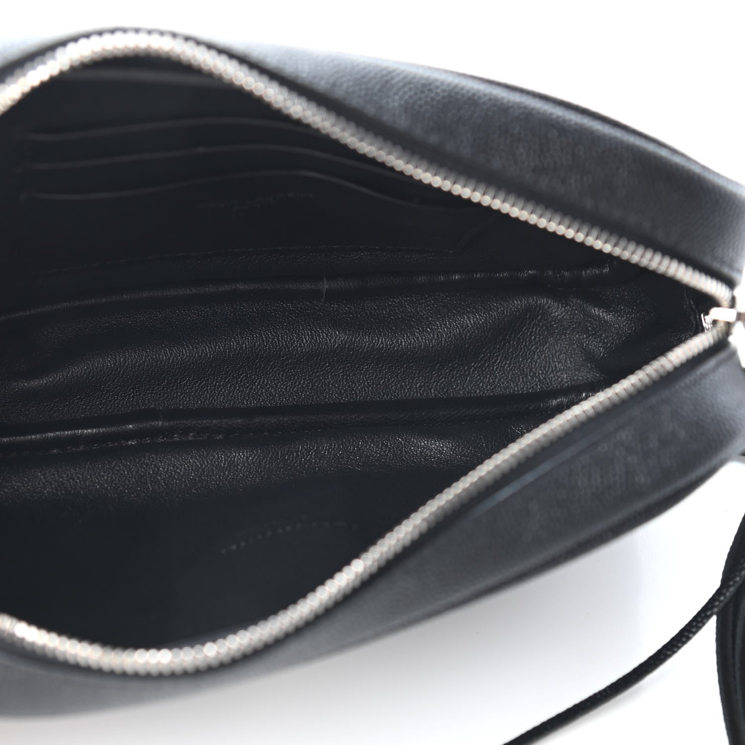 Saint Laurent Grain De Poudre Matelasse Monogram Mini Lou Camera Bag Black 5 of 8