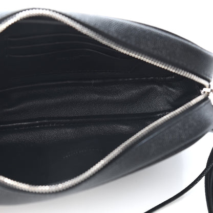 Saint Laurent Grain De Poudre Matelasse Monogram Mini Lou Camera Bag Black 5 of 8