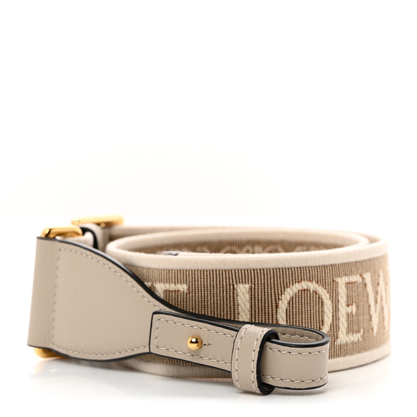 Calfskin Jacquard Anagram Strap Natural