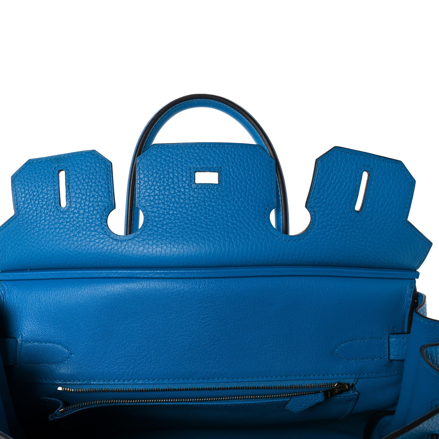 Hermes Taurillon Clemence Birkin 30 Bleu Zanzibar 17 of 41