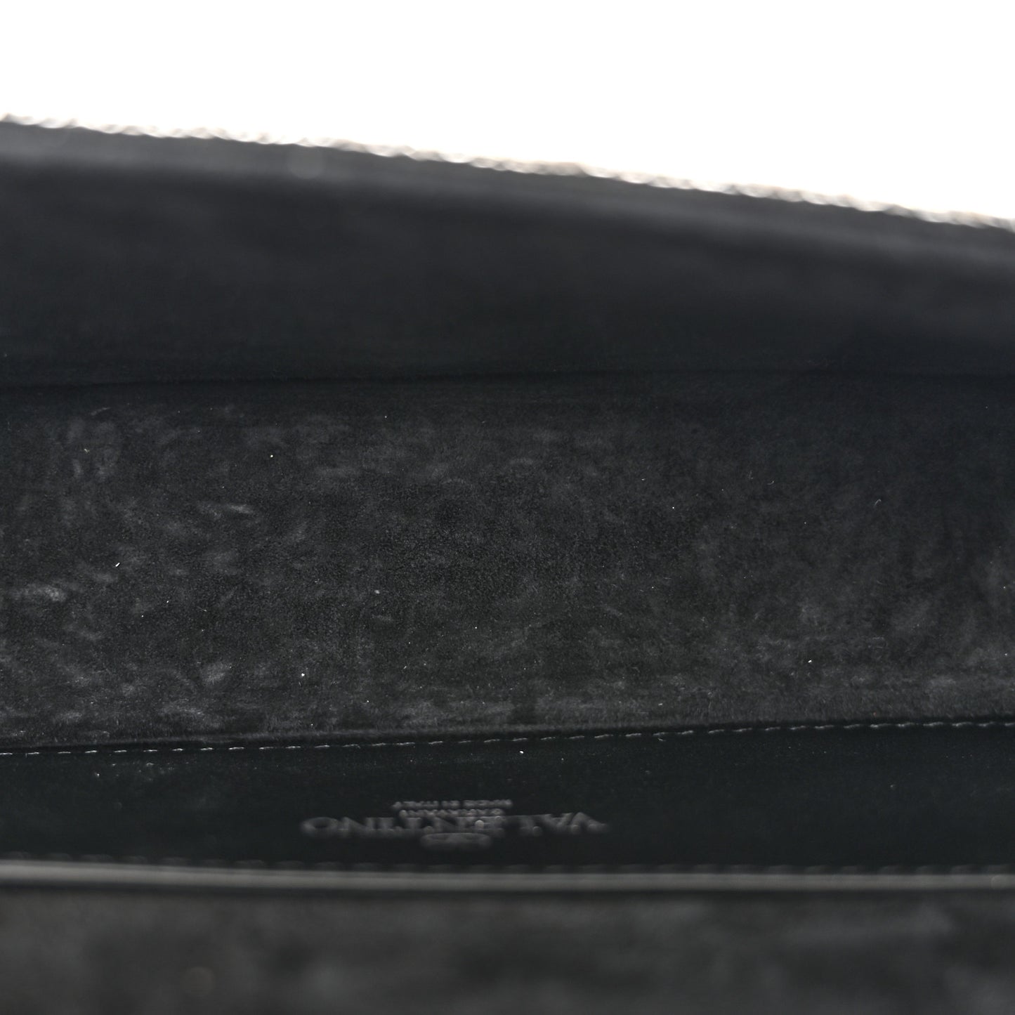 Swarovski Crystal Embroidered Vlogo Small Loco Shoulder Bag Crystal Silver