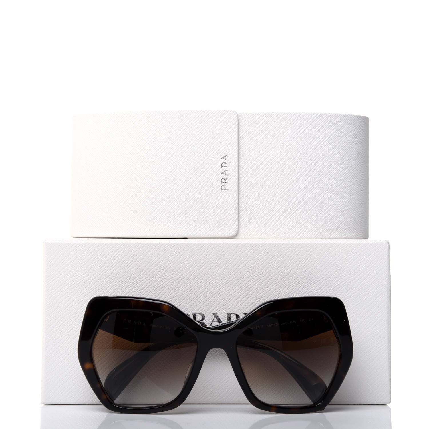 Prada Acetate Sunglasses SPR 16R Havana 7 of 7