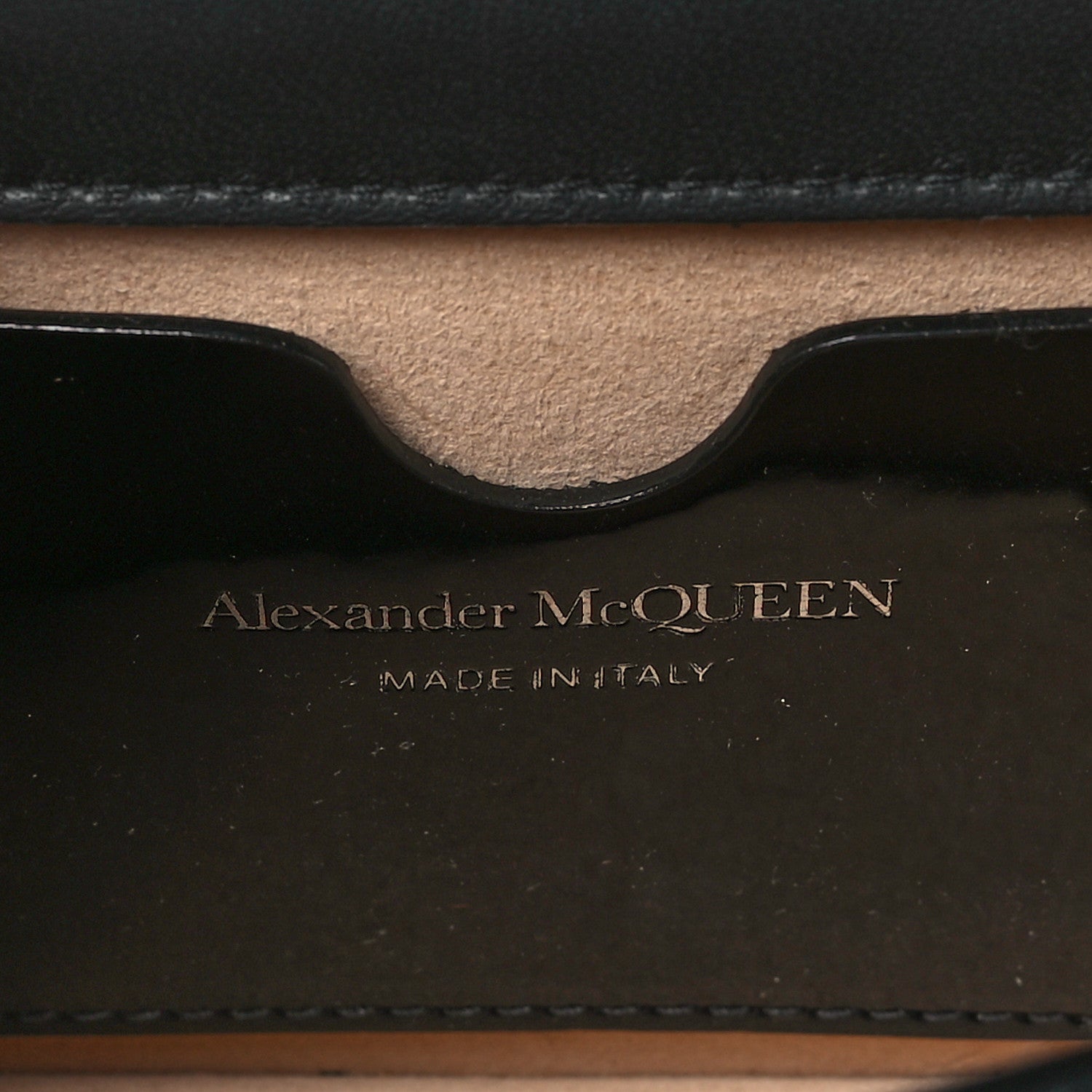 Alexander McQueen Patent Jeweled Satchel Black 6 of 9