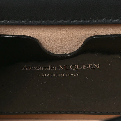Alexander McQueen Patent Jeweled Satchel Black 6 of 9
