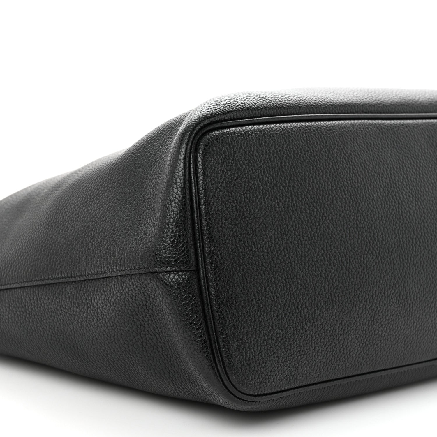 Salvatore Ferragamo Grainy Calfskin Medium Gancini Tote Black 9 of 12