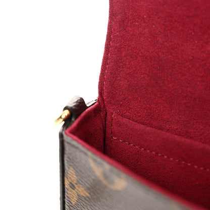 Louis Vuitton Monogram Pochette Felicie Chain Wallet Fuchsia 12 of 12