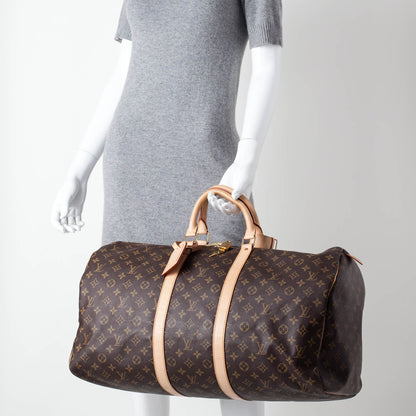 Louis Vuitton Monogram Keepall 55 2 of 10