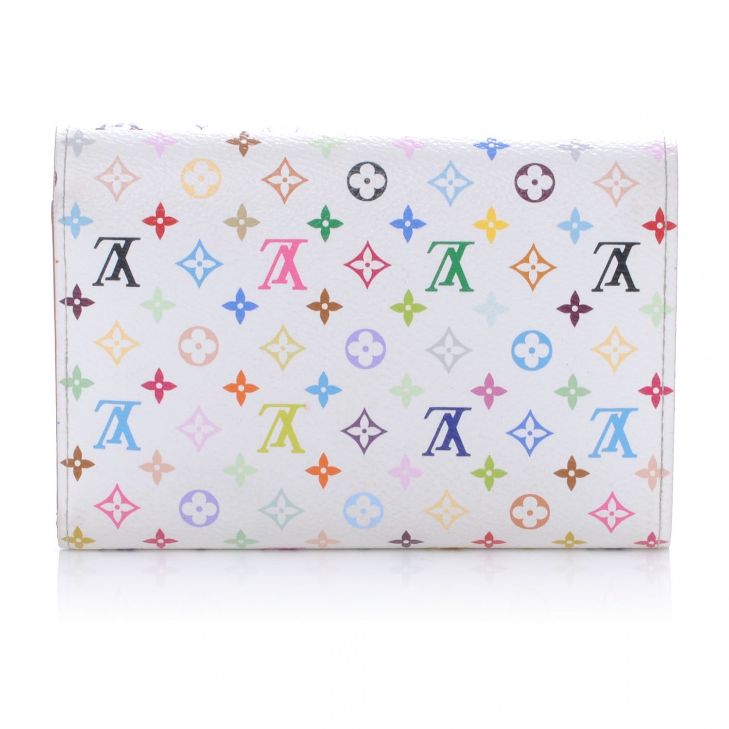 Louis Vuitton Monogram Multicolor Alexandra Wallet White 3 of 7