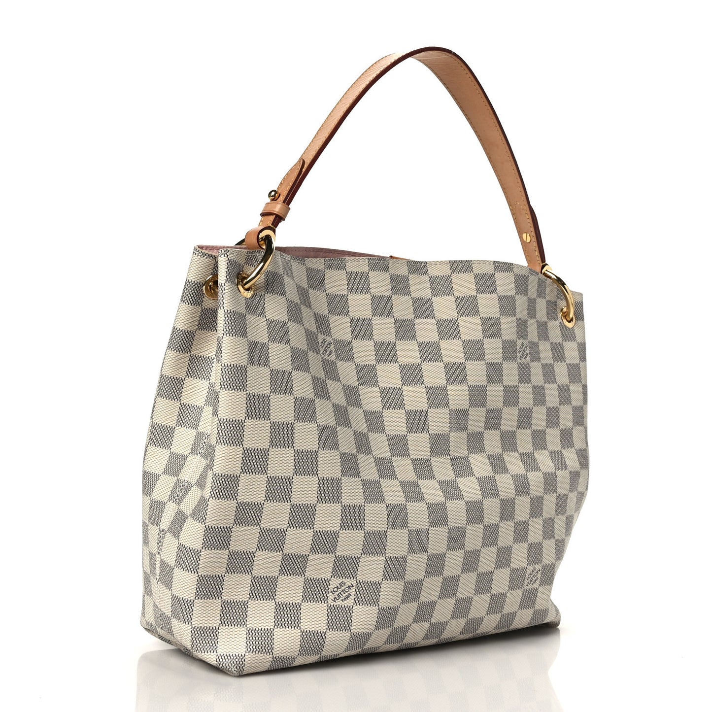 Damier Azur Graceful PM Rose Ballerine
