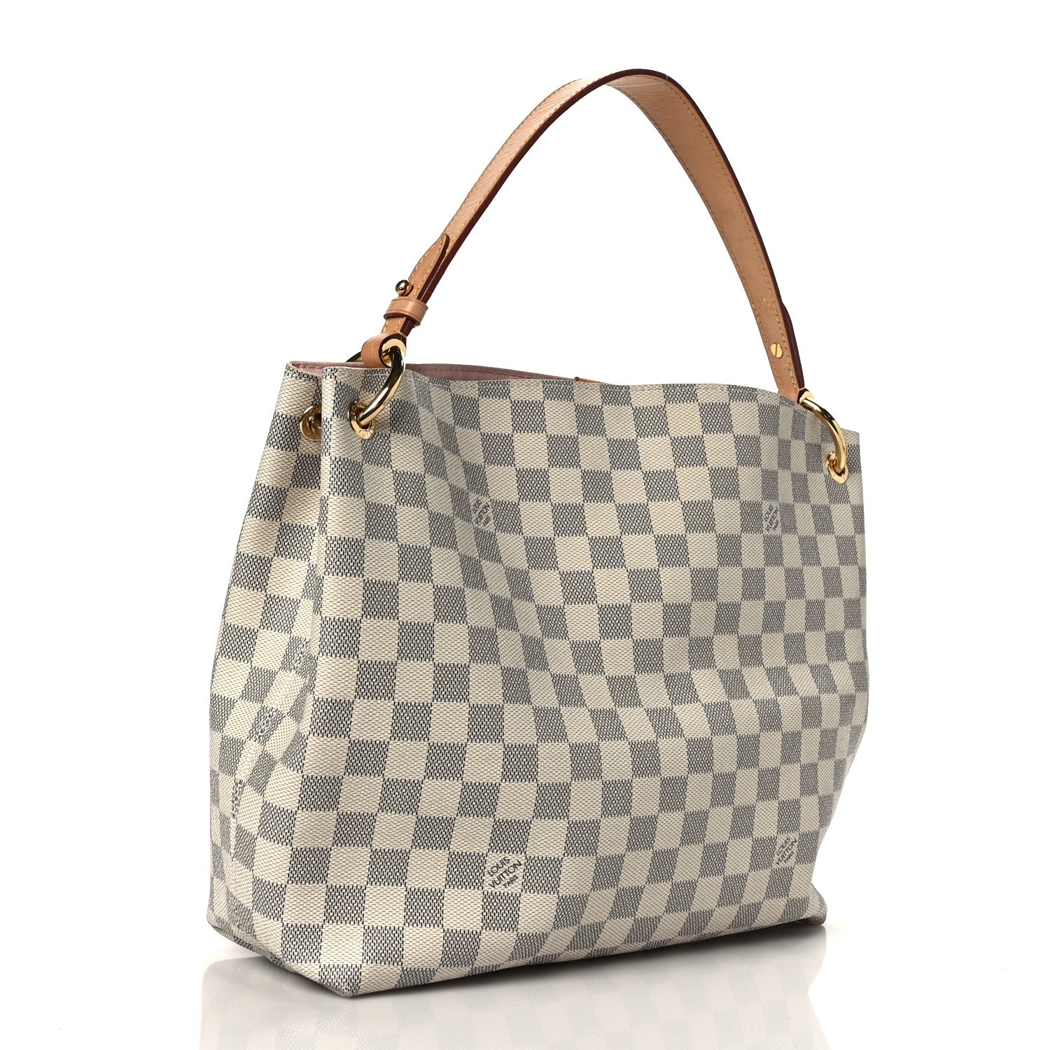 Louis Vuitton Damier Azur Graceful PM Rose Ballerine 3 of 9