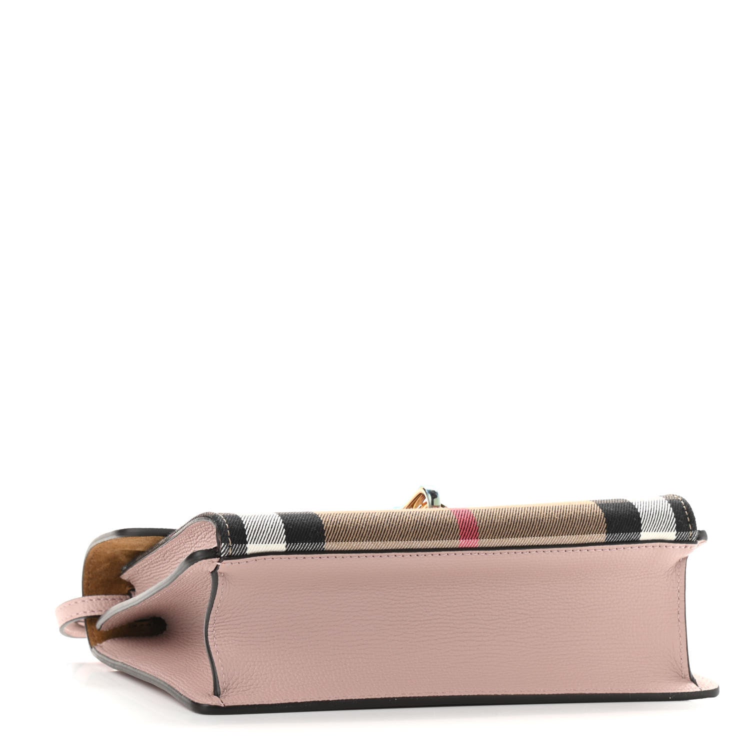 Burberry Derby Calfskin House Check Small Macken Crossbody Bag Pale Orchid 4 of 11