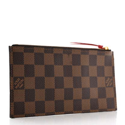 Louis Vuitton Damier Ebene Felicie Chain Wallet Zippered Insert 3 of 6
