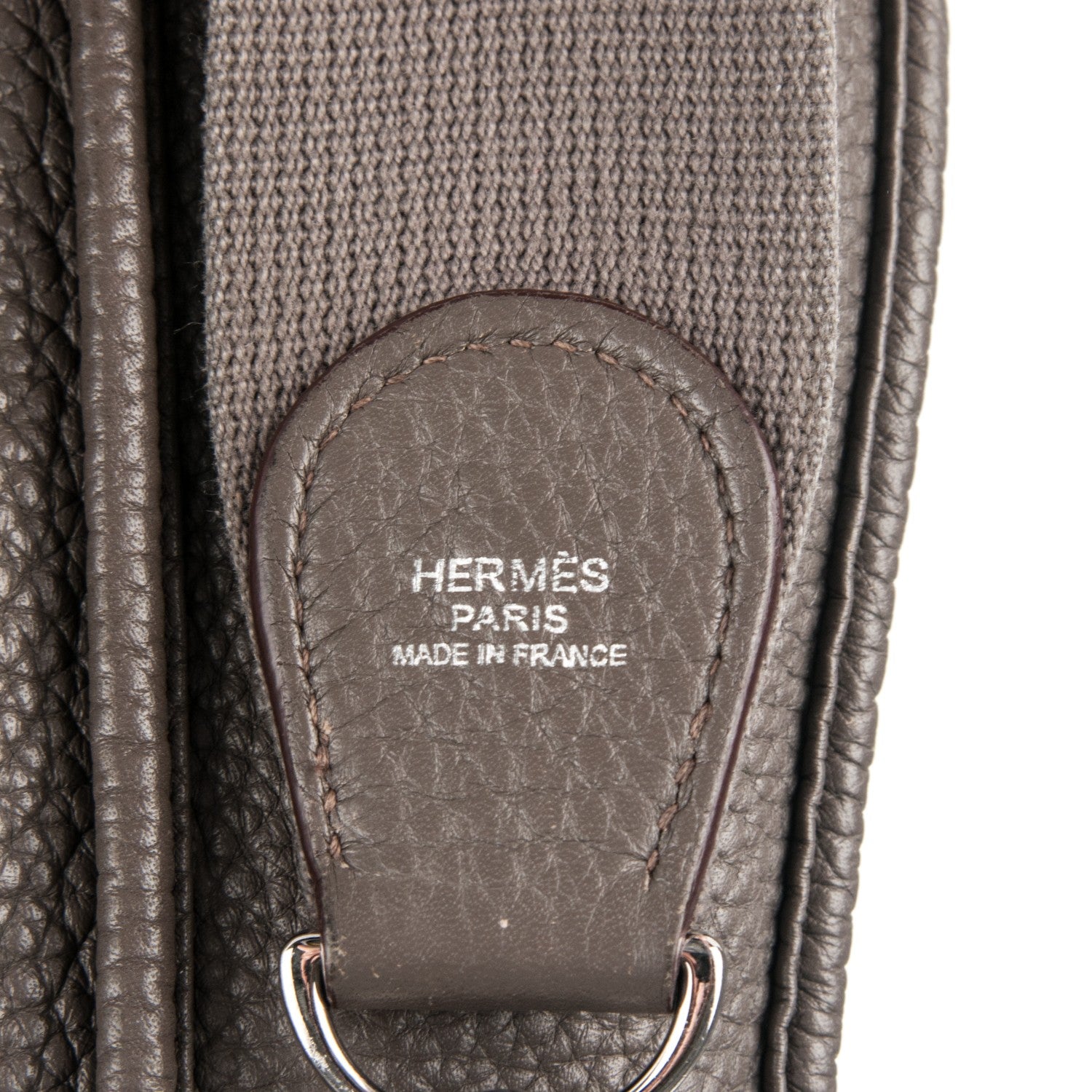Hermes Taurillon Clemence Evelyne GM Etain 7 of 8