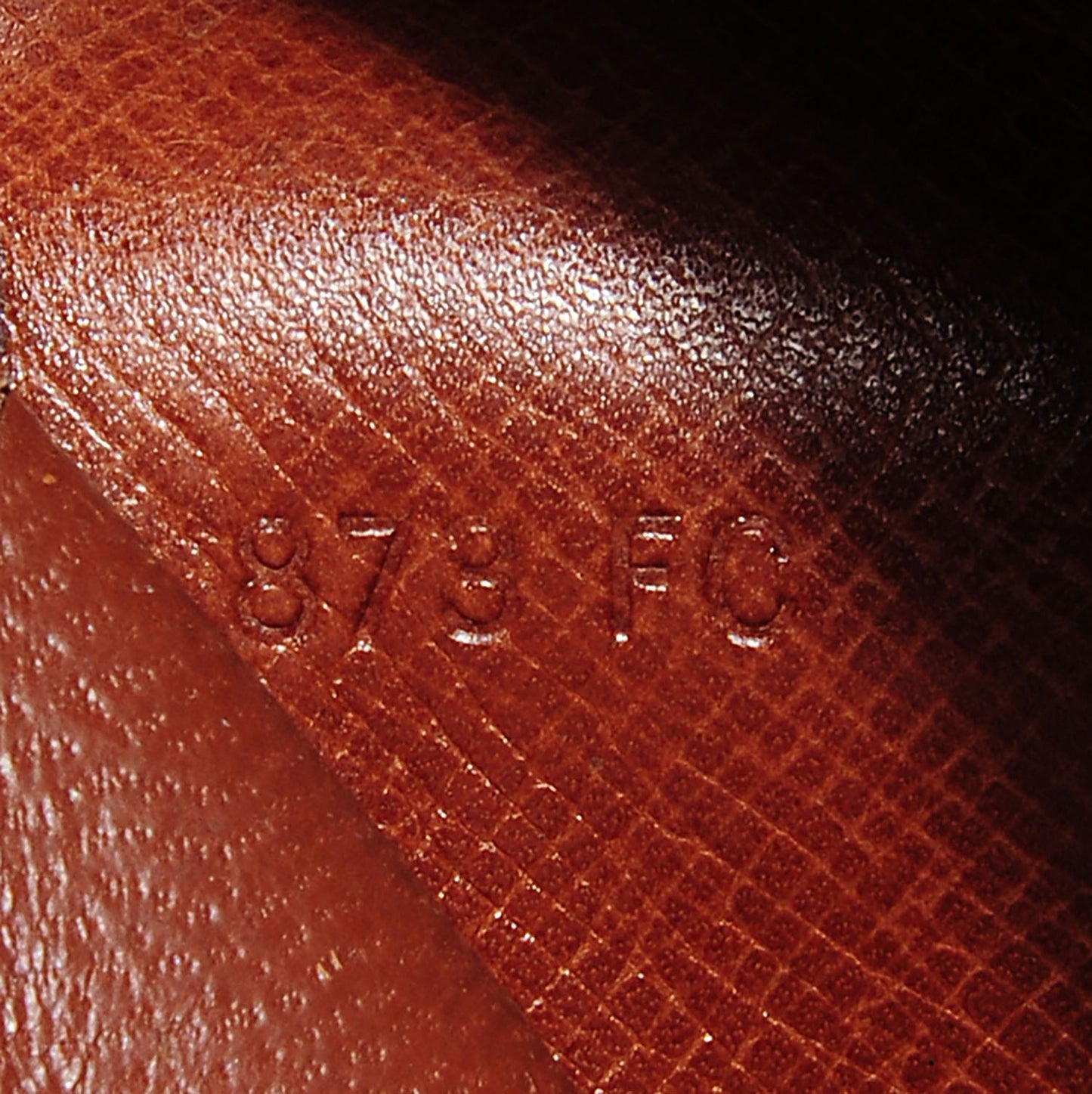 Monogram Simple Checkbook Holder Wallet
