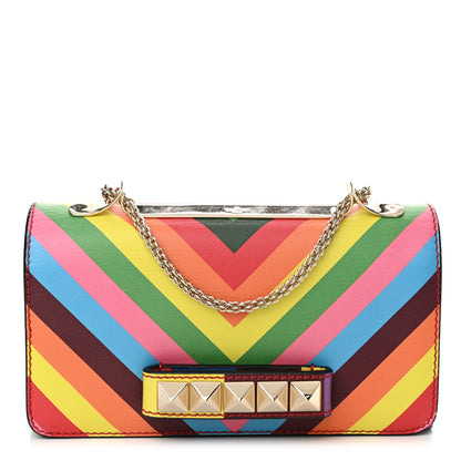 Valentino Garavani Vitello 1973 Va Va Voom Chain Shoulder Bag Multicolor 1 of 15