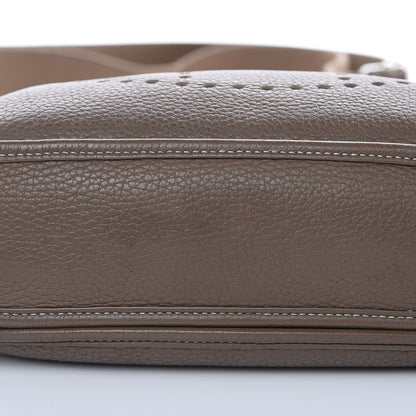 Hermes Taurillon Clemence Evelyne III PM Etoupe 13 of 15
