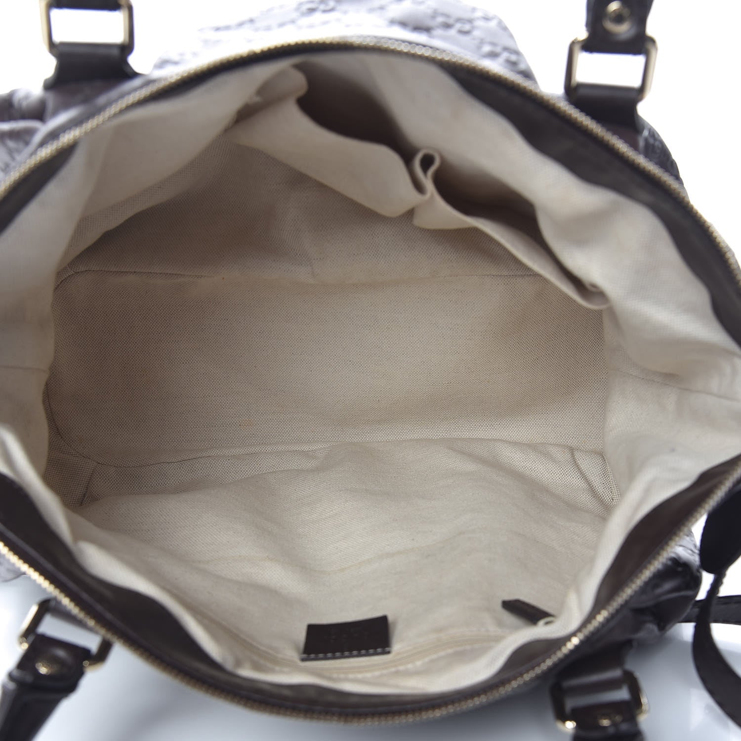 Gucci Guccissima Large Sukey Top Handle Bag Chocolate 5 of 11