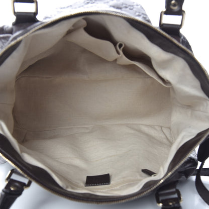 Gucci Guccissima Large Sukey Top Handle Bag Chocolate 5 of 11