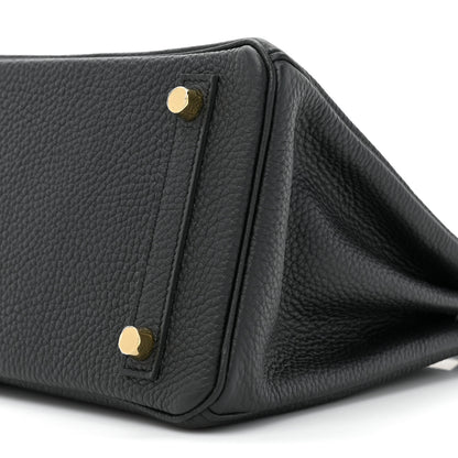 Hermes Togo Birkin 25 Black 8 of 10