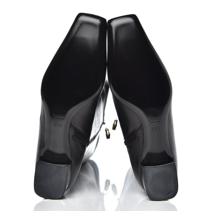 Gucci Calfskin Silk Lifford Boots 8.5 Black 7 of 9