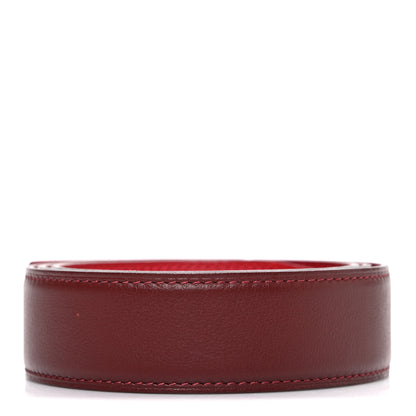 Hermes Epsom Swift 32mm Belt Strap 85 34 Rouge Casaque Rouge H 2 of 5