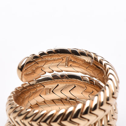 Bulgari BVLGARI 18K Yellow Gold Tubogas Ring 53 6.5 5 of 5