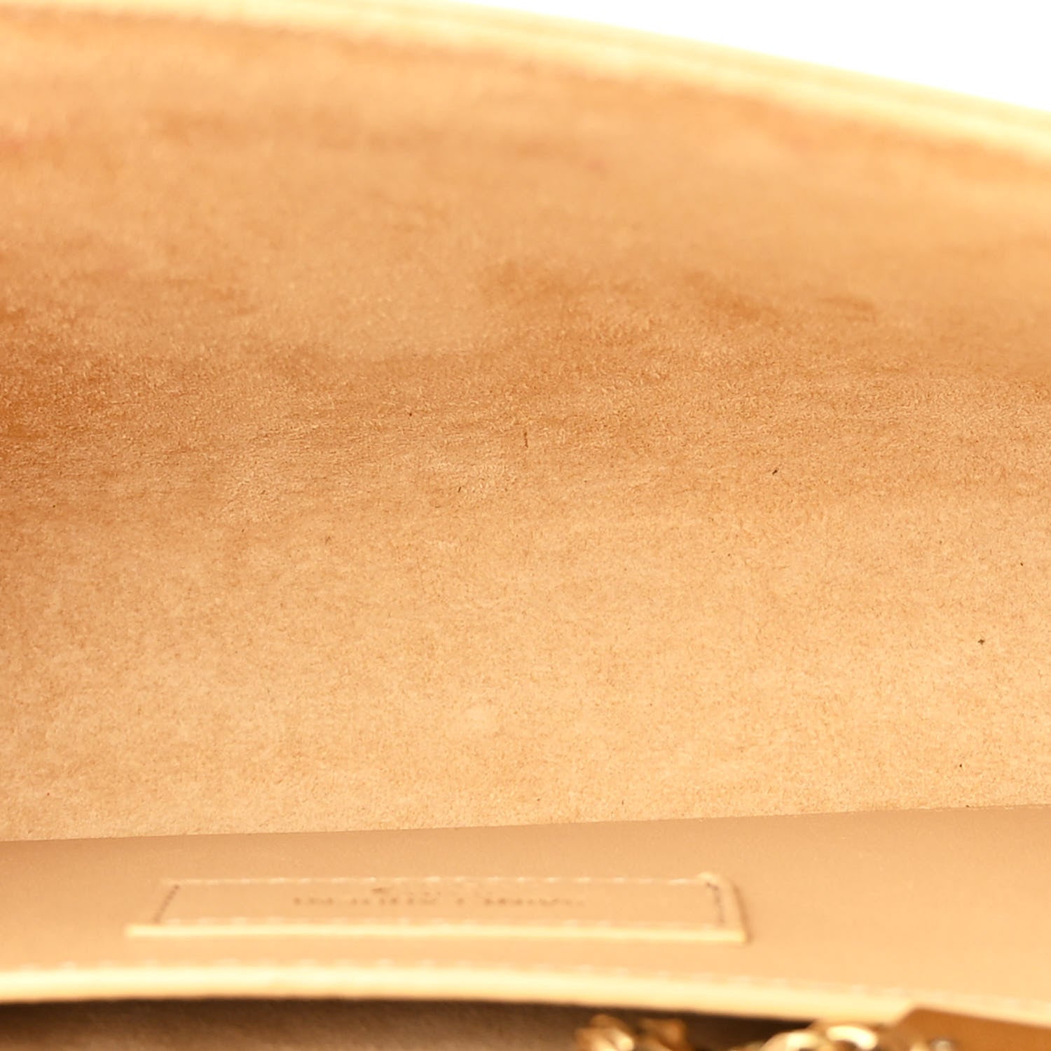 Saint Laurent Metallic Calfskin Small Classic Monogram Kate Tassel Satchel Gold 5 of 10