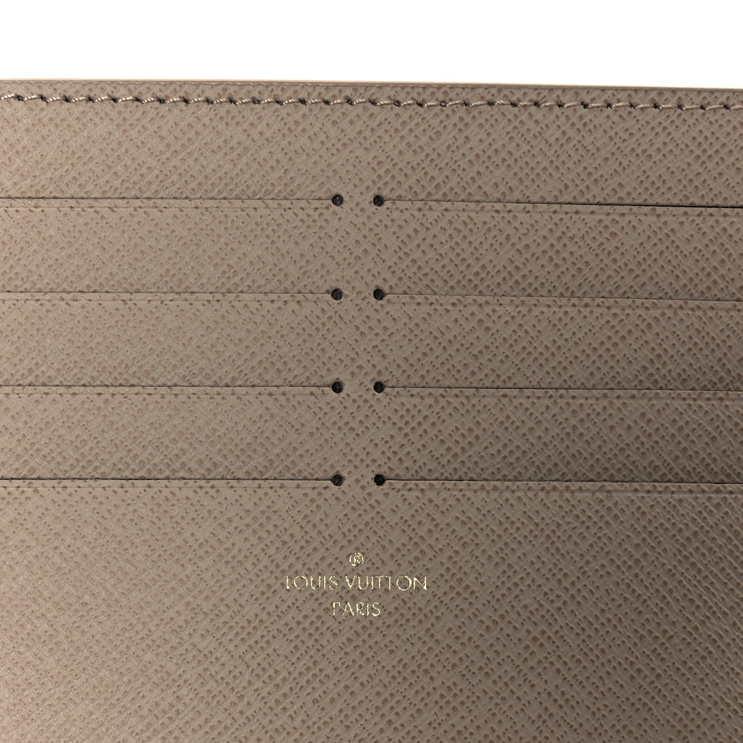 Calfskin Felicie Chain Wallet Card Holder Insert Tourterelle