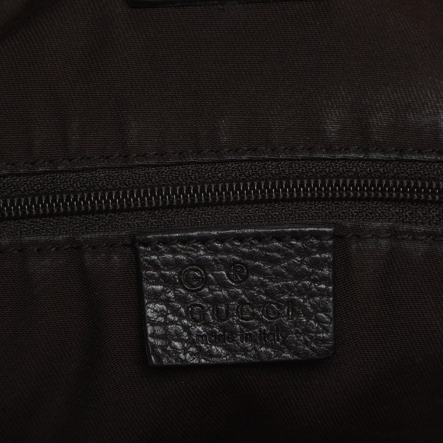 Gucci Monogram Medium Abbey Convertible Tote Dark Brown 7 of 10