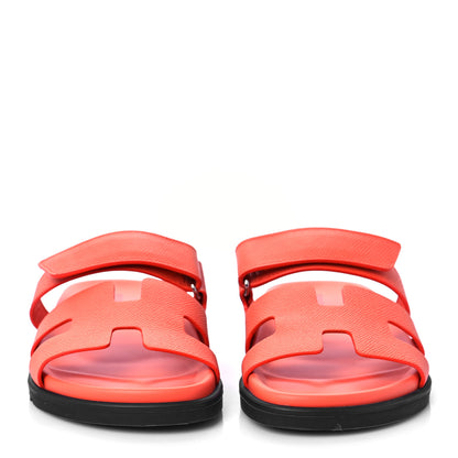 Hermes Epsom Womens Chypre Sandals 39 Rose Sorbet 2 of 10