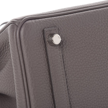 Hermes Togo Birkin 25 Etain 6 of 37