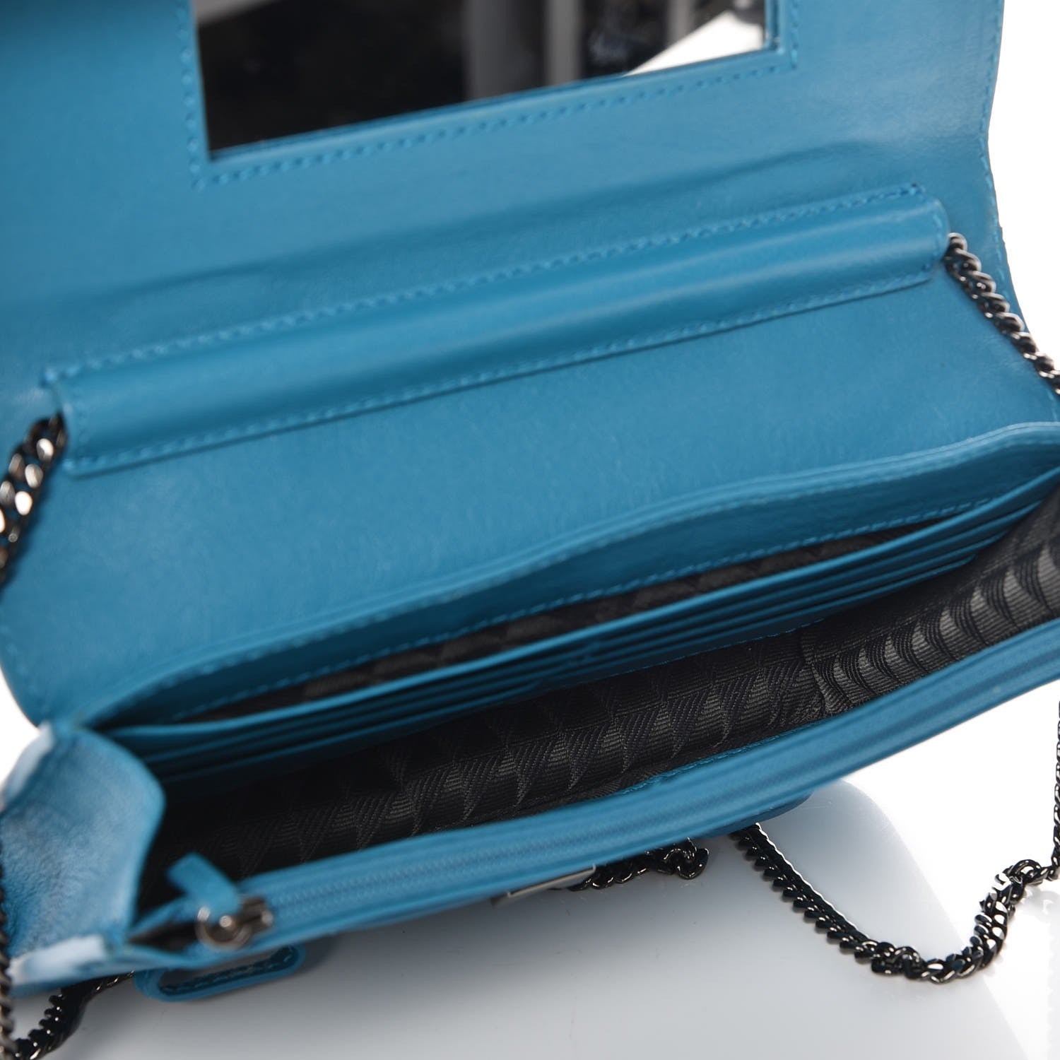 Proenza Schouler Lambskin Large PS1 Chain Wallet Oahu 7 of 8