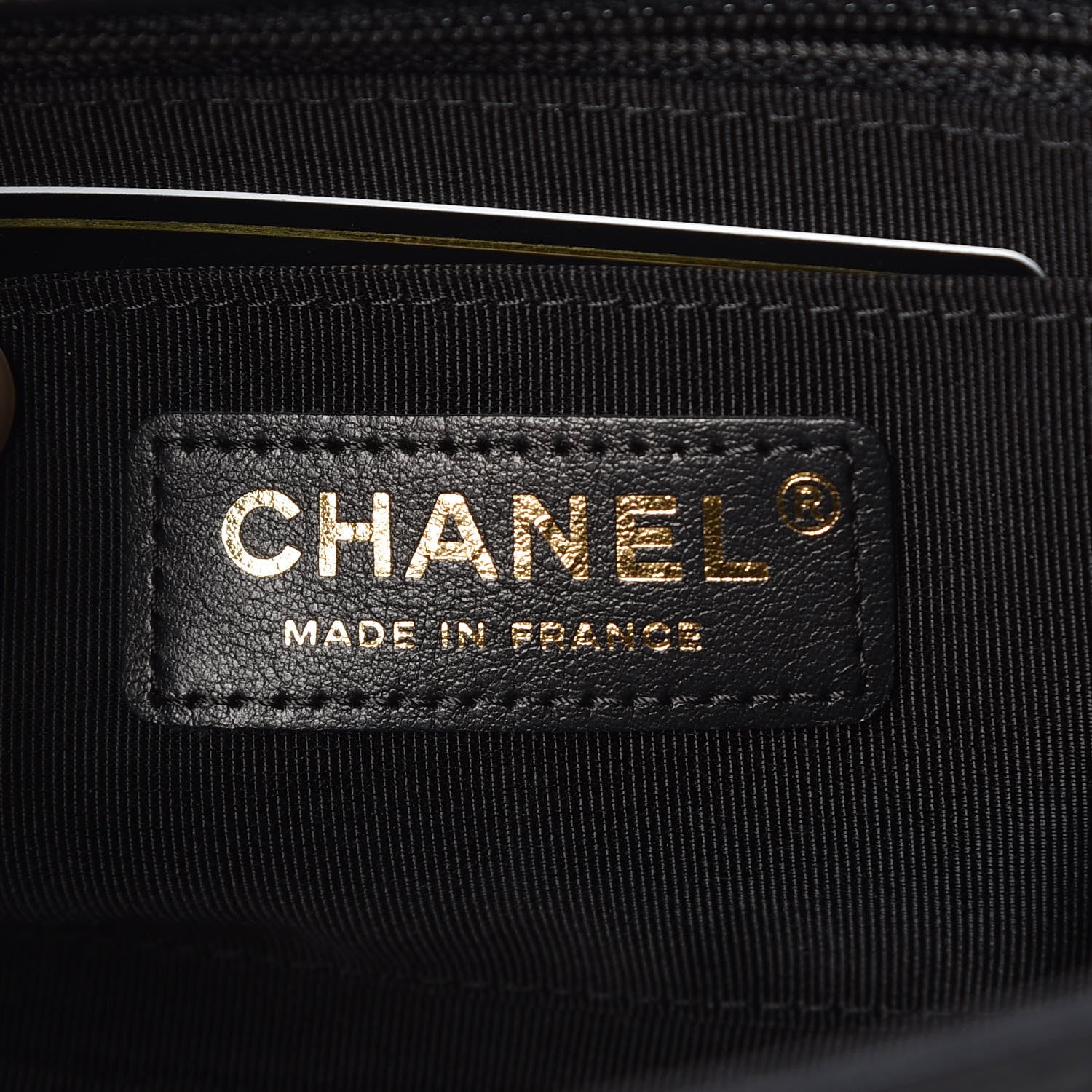 Chanel Calfskin Chevron Quilted Mini Statement Flap Black 7 of 9