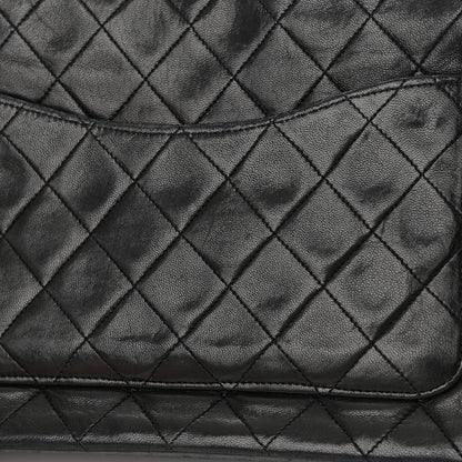 Chanel Lambskin Quilted Paris Medium Single Flap Black 16 of 19