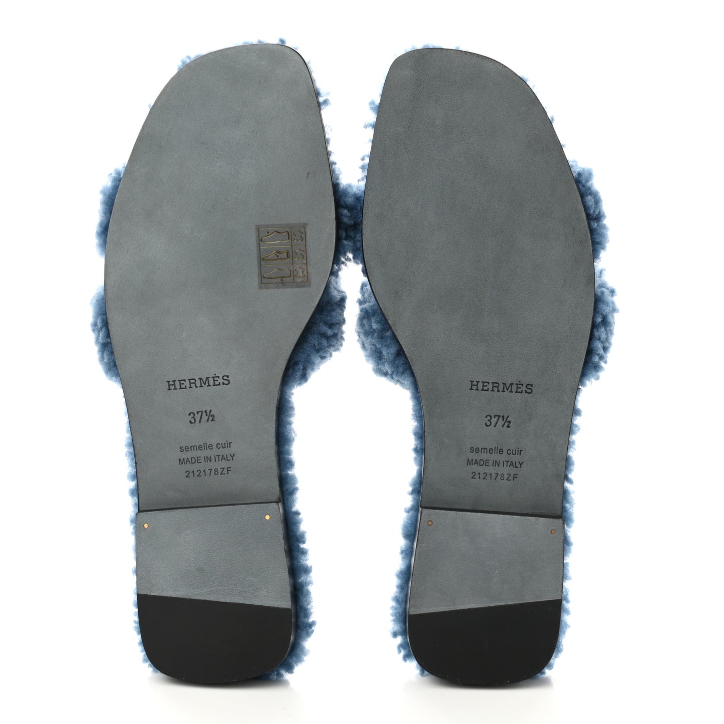 Woolskin Oran Sandals 37.5 Bleu
