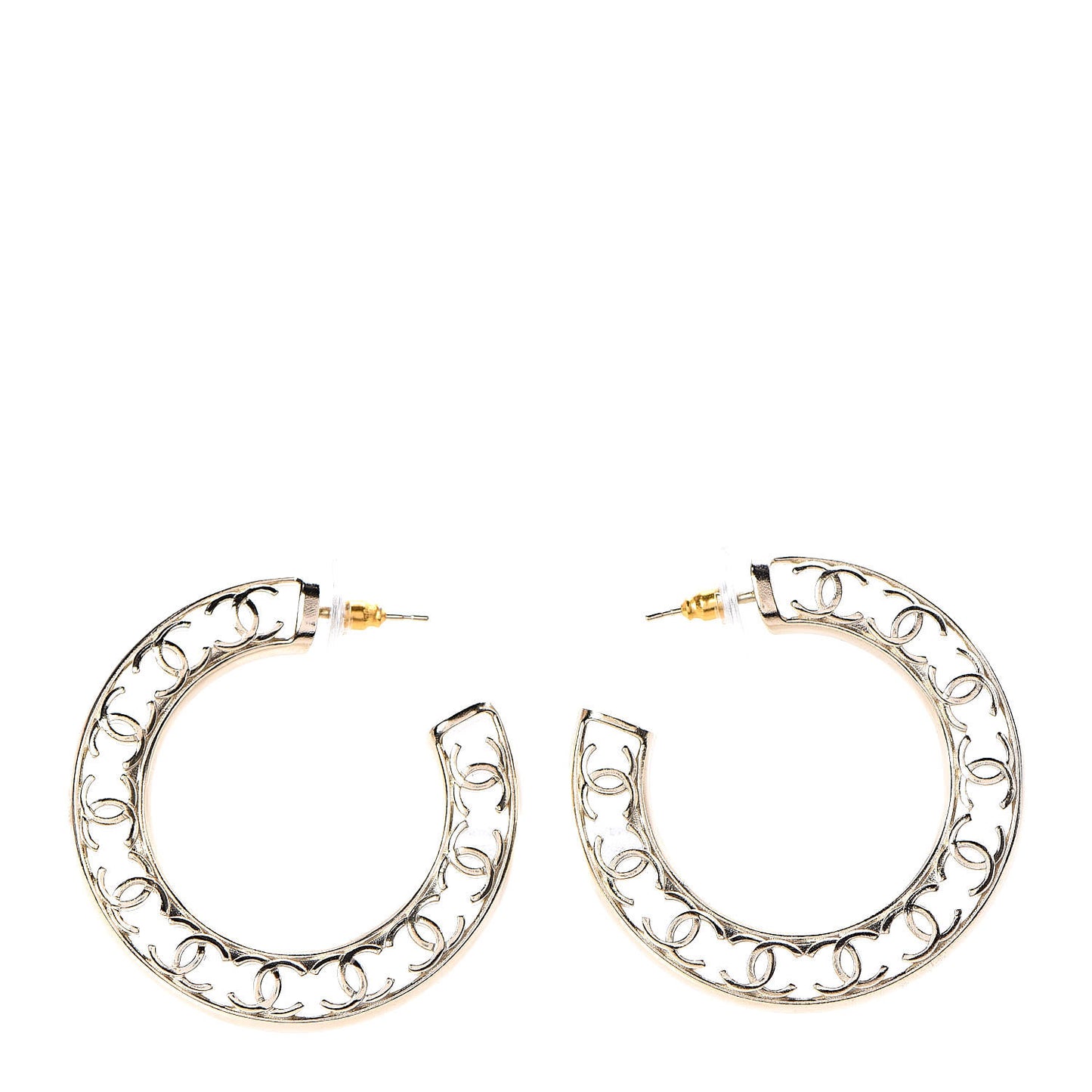 CC Hoop Earrings Gold