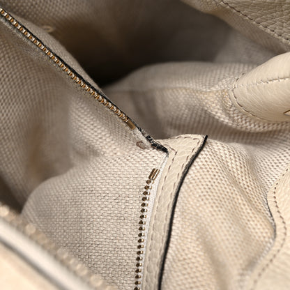 Gucci Pebbled Calfskin Large Soho Hobo Off White 14 of 22