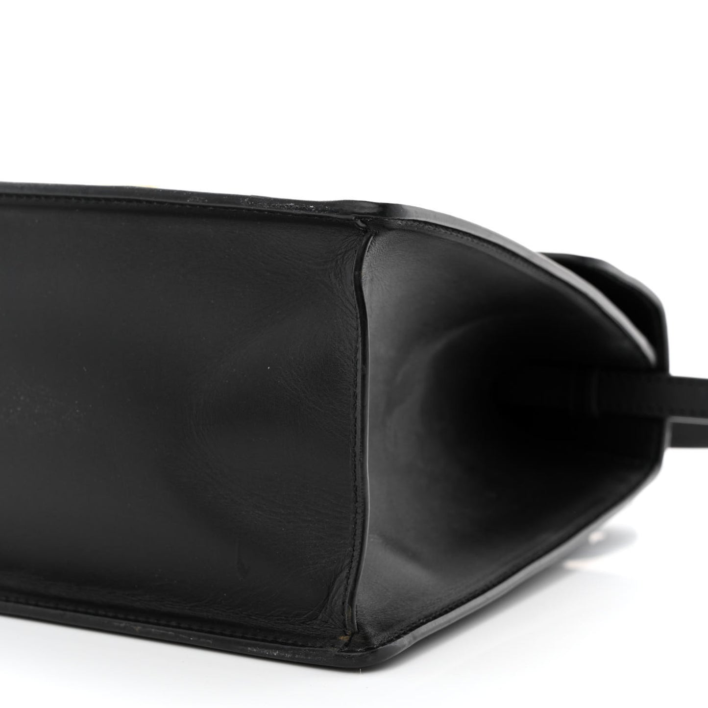 Calfskin Medium Sylvie Top Handle Bag Black